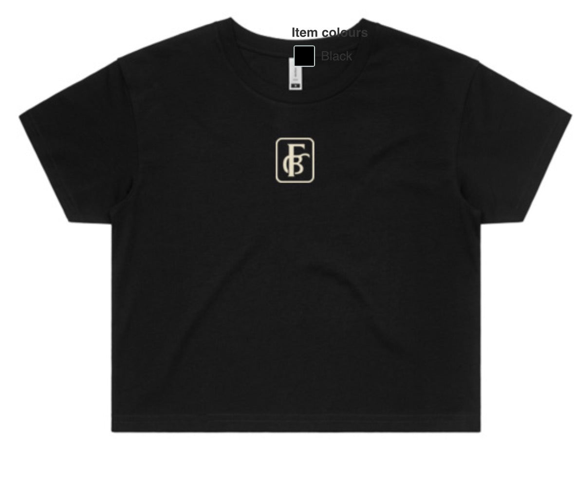 Women’s Black Crop Top